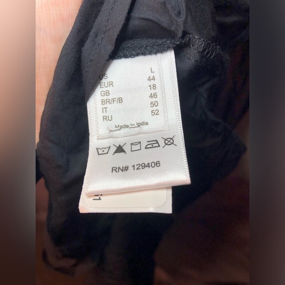 Women's Black Swim Coverup Large NWOT - Picture 8 of 13